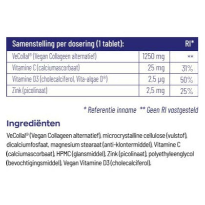 Vitakruid Vegan Collageen Builder - 90pcs