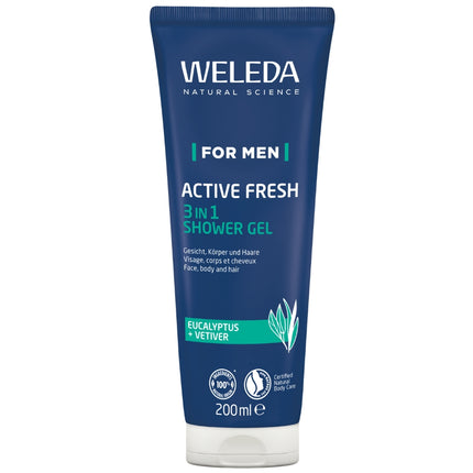 Weleda Men 3in1 Active Fresh Douchegel - 200ml