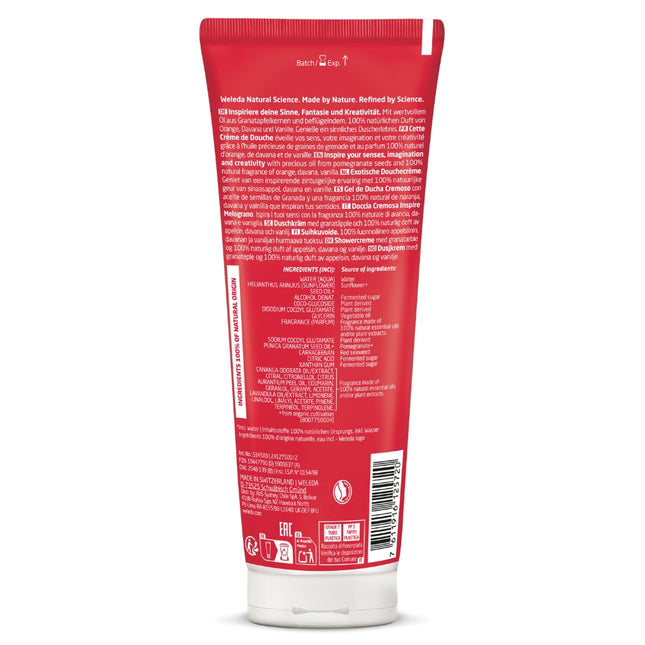Weleda Shower Cream Inspire Granaatappel - 200ml