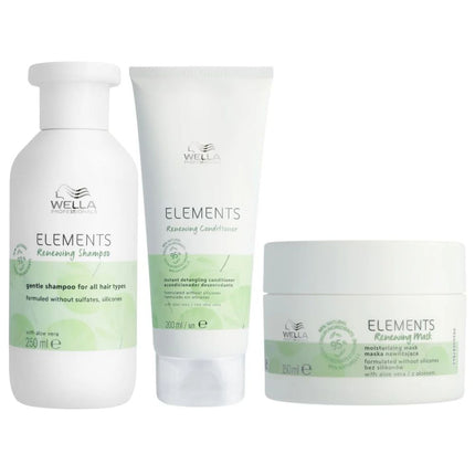 Wella Elements Renewing de Luxe Set 250+200+150ml