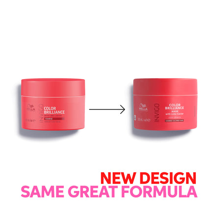 Wella Invigo Color Brilliance Masker - weerbarstig/dik haar