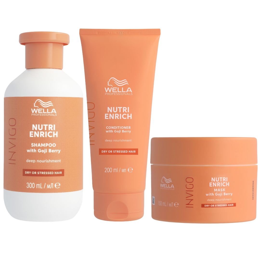Wella Invigo Nutri Enrich Deep Nourishing de Luxe Set - 300+200+150ml