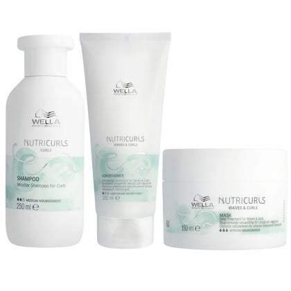 Wella Nutri Curls Luxe Set - 250+200+150ml