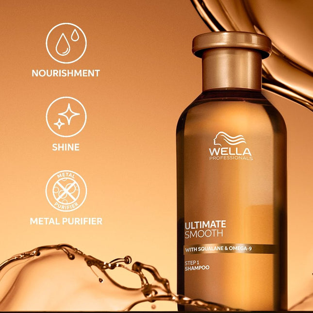 Wella Ultimate Smooth Shampoo Travelsize - 50ml