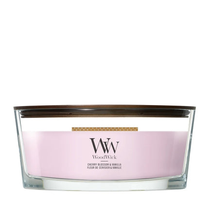 WoodWick Cherry Blossom & Vanilla Ellipse Candle - 454gr