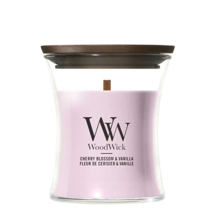 WoodWick Cherry Blossom & Vanilla Mini Candle - 85gr