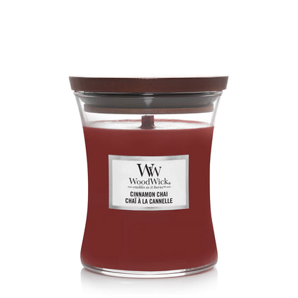 WoodWick Cinnamon Chai Medium Candle - 275gr