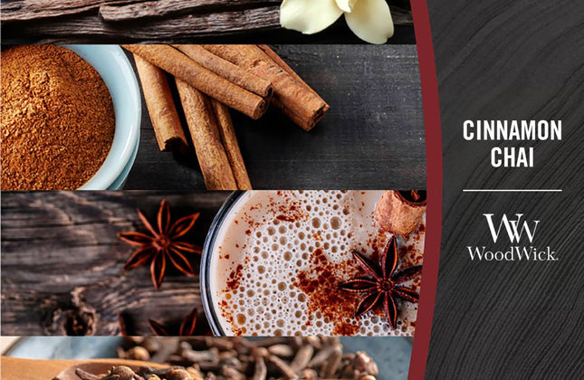 WoodWick Cinnamon Chai Mini Candle - 85gr