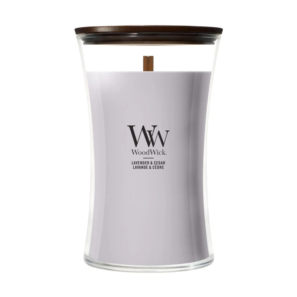 WoodWick Lavender & Cedar Large Candle - 611gr