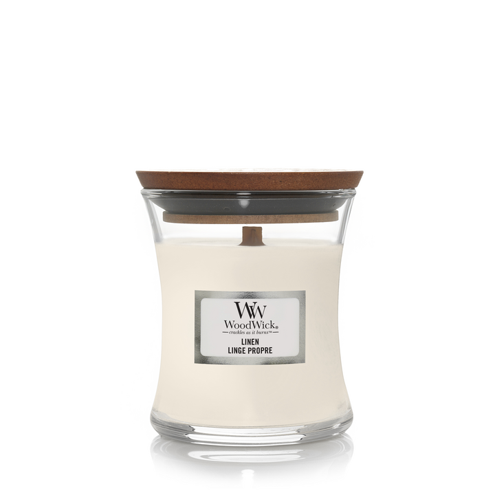 WoodWick Linen Mini Candle - 85gr