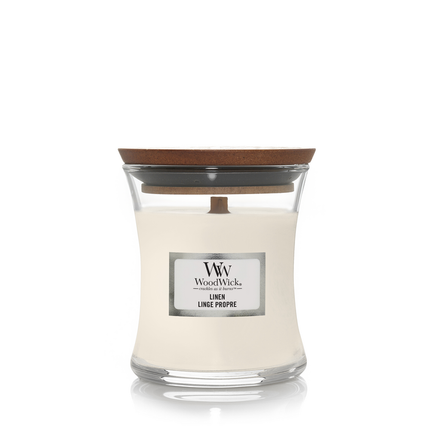 WoodWick Linen Mini Candle - 85gr