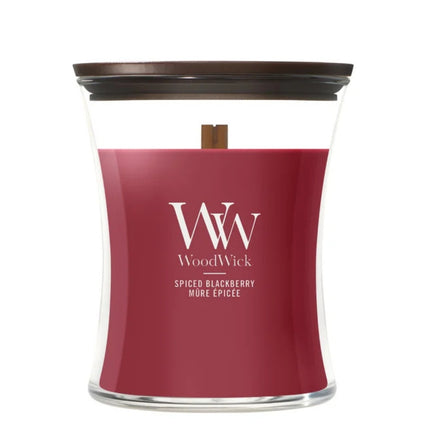 WoodWick Spiced Blackberry Medium Candle - 275gr