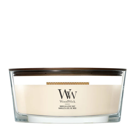 WoodWick Vanilla & Sea Salt Ellipse Candle - 454gr