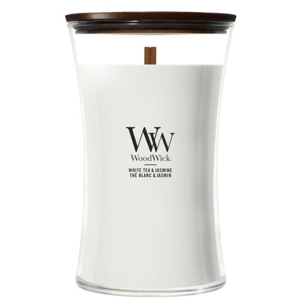 WoodWick White Tea & Jasmine Large Candle - 611gr