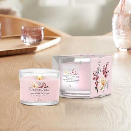 Yankee Candle Pink Cherry & Vanilla Filled Votive - 37gr