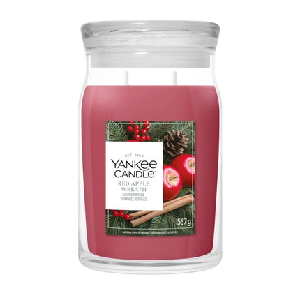Yankee Candle Red Apple Wreath Large Jar - 567gr