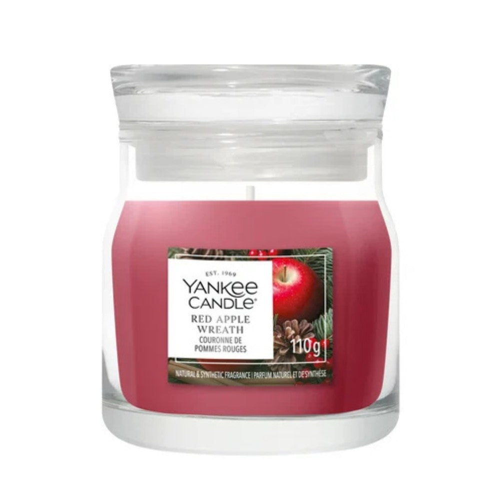 Yankee Candle Red Apple Wreath Small Jar - 110gr