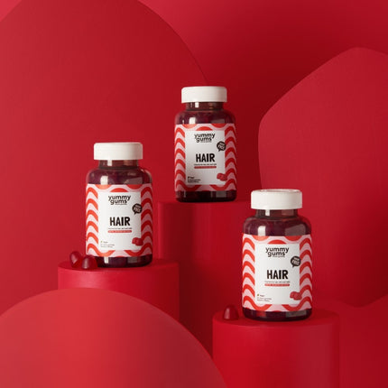 Yummygums Hair Gummies Kuurbox - 3x60pcs