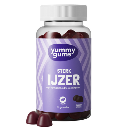 Yummygums Ijzer Sterk Gummies - 60pcs