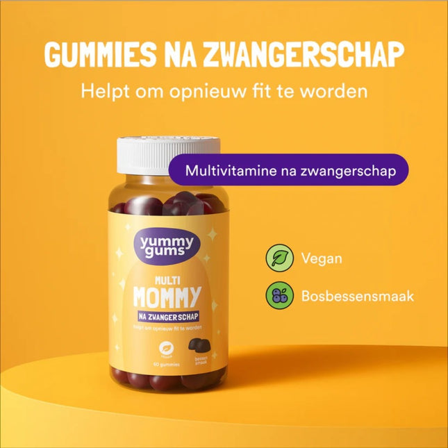 Yummygums Na Zwangerschap Mommy Gummies - 60pcs