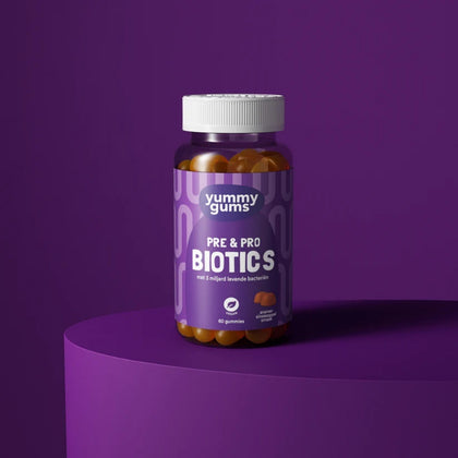 Yummygums Pre & Pro Biotics Gummies - 60 pcs