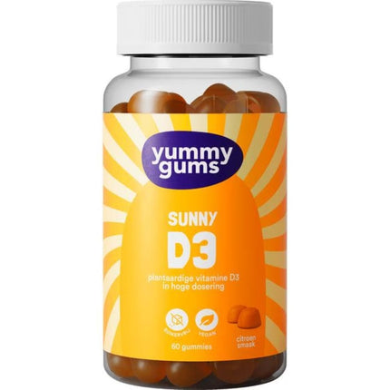 Yummygums Sunny Vitamine D3 Gummies - 60 pcs