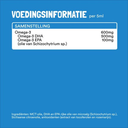 Yummygums Vegan Omega 3 uit Algen Vloeibaar - 150ml