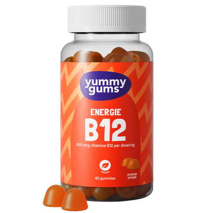Yummygums Vitamine B12 Energie Gummie - 60pcs