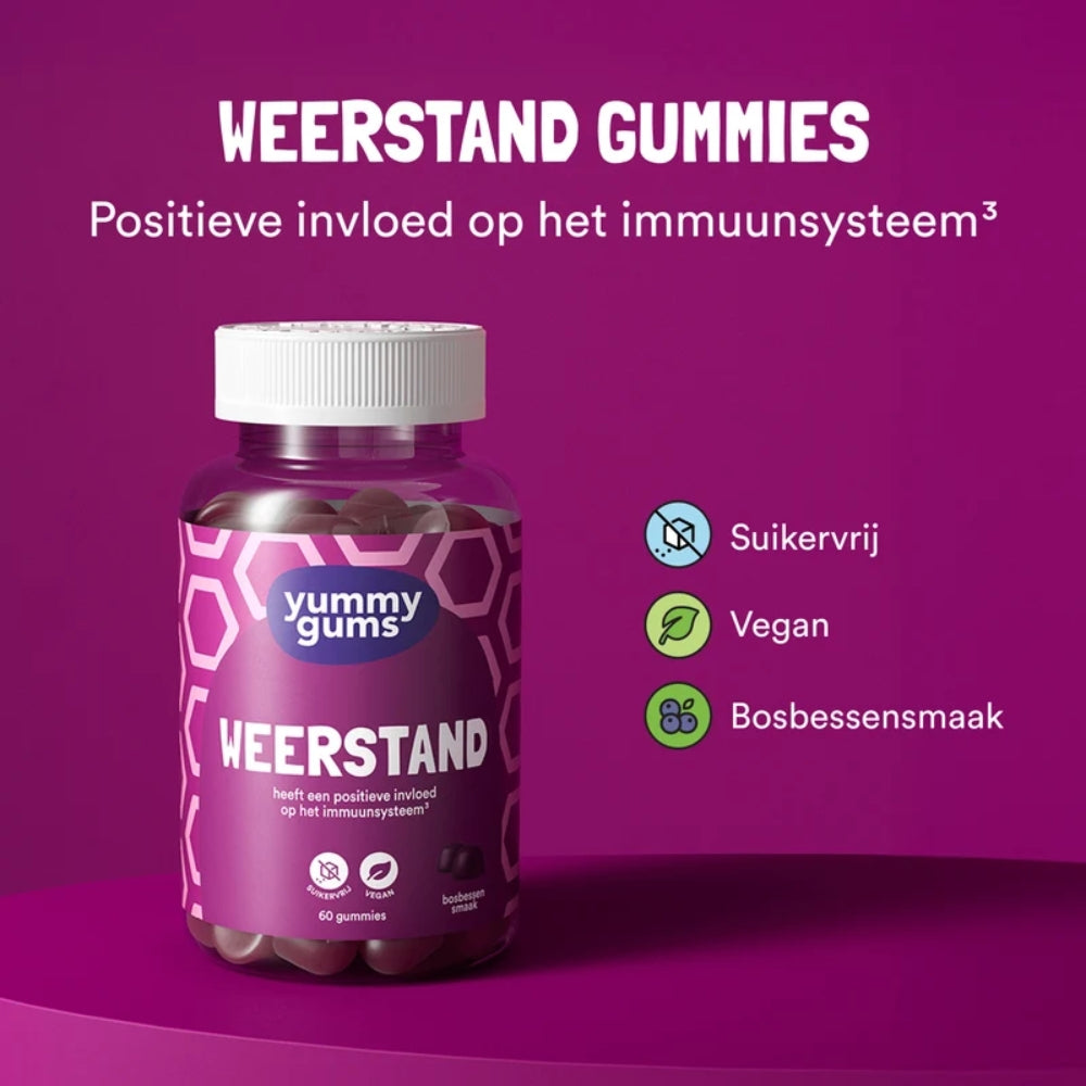 Yummygums Weerstand Gummies - 60pcs